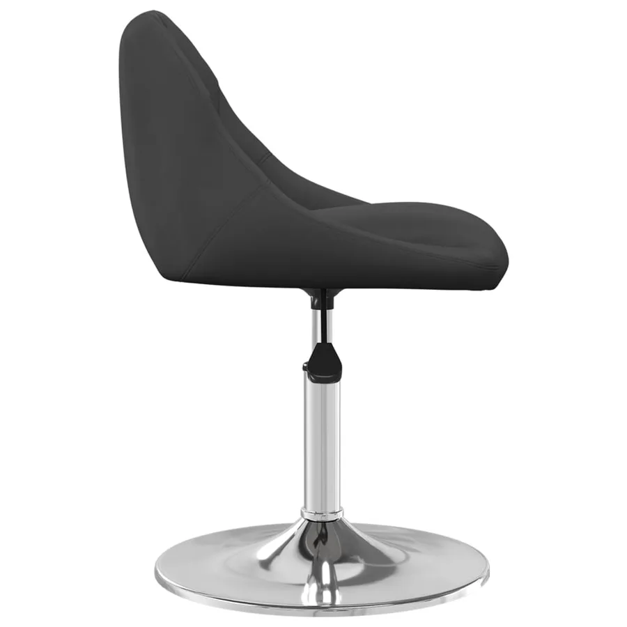 Chaises pivotantes à manger lot de 6 Noir Velours - 4