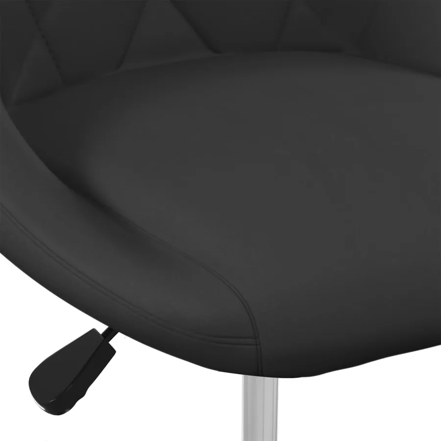 Chaises pivotantes à manger lot de 6 Noir Velours - 7