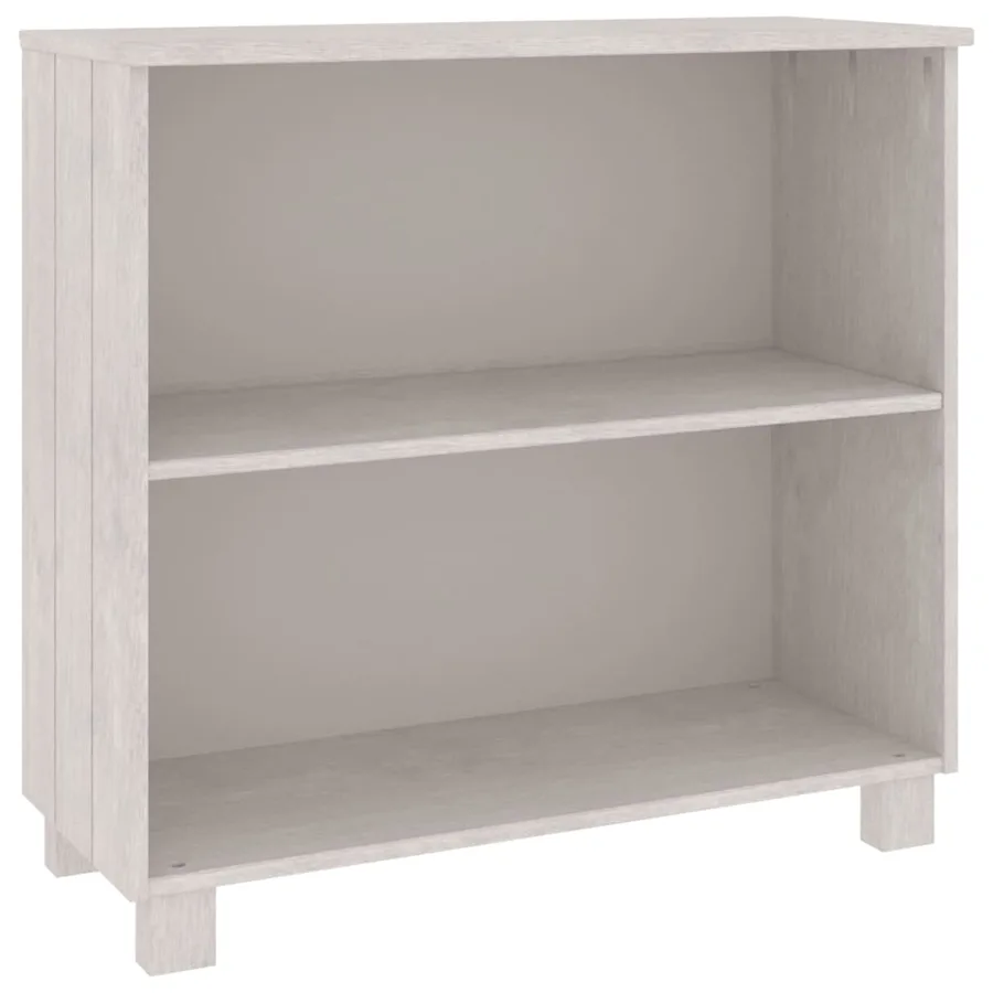 Buffet HAMAR Blanc 85x35x80 cm Bois massif de pin - 2