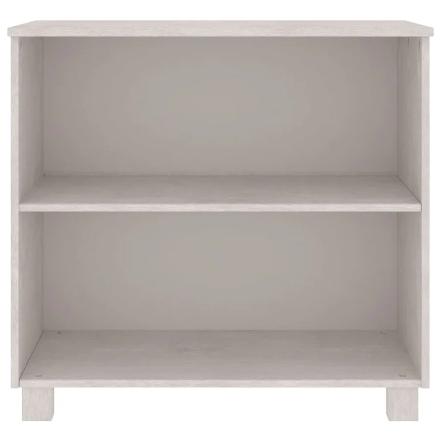 Buffet HAMAR Blanc 85x35x80 cm Bois massif de pin - 3
