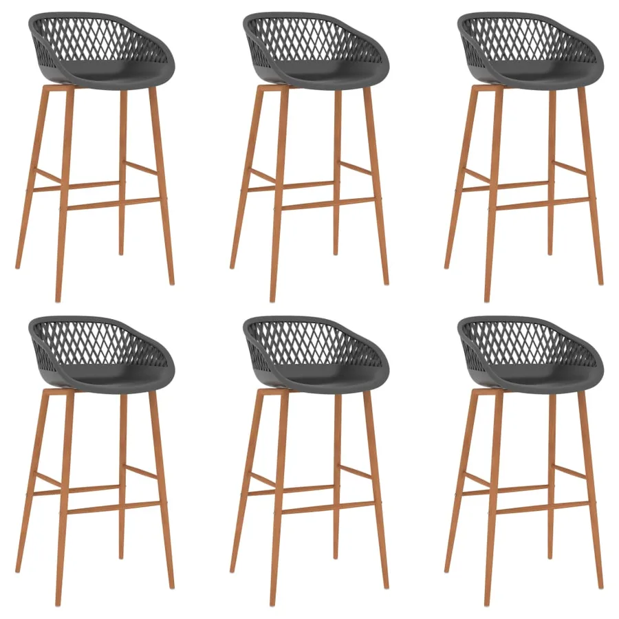 Ensemble de bar 7 pcs Blanc et gris - 6