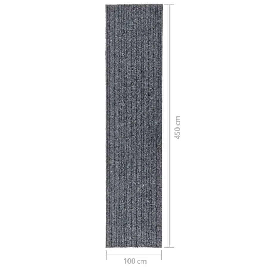Tapis 100x450 cm Gris - 7
