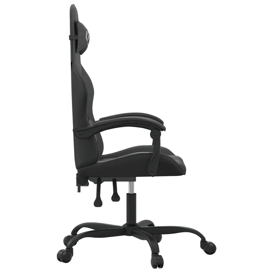 Chaise de jeu Noir Similicuir - 4