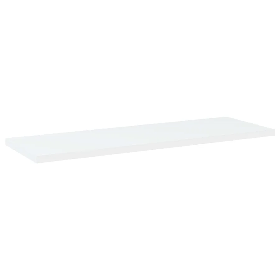 Panneaux de bibliothèque 4 pcs blanc bois d’ingénierie - 2