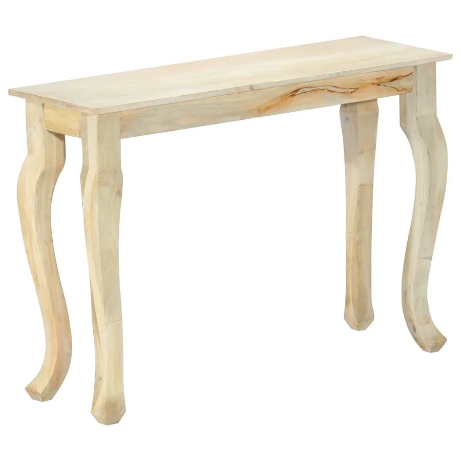 Console 110x35x77 cm en bois de manguier massif - 10