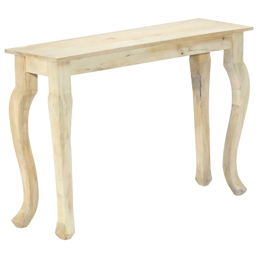 Console 110x35x77 cm en bois de manguier massif - 7
