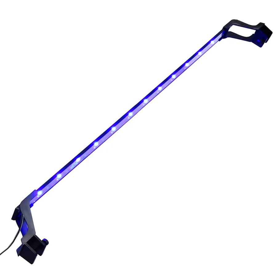 Lampe à LED d'aquarium avec pinces 90-105 cm Bleu et blanc