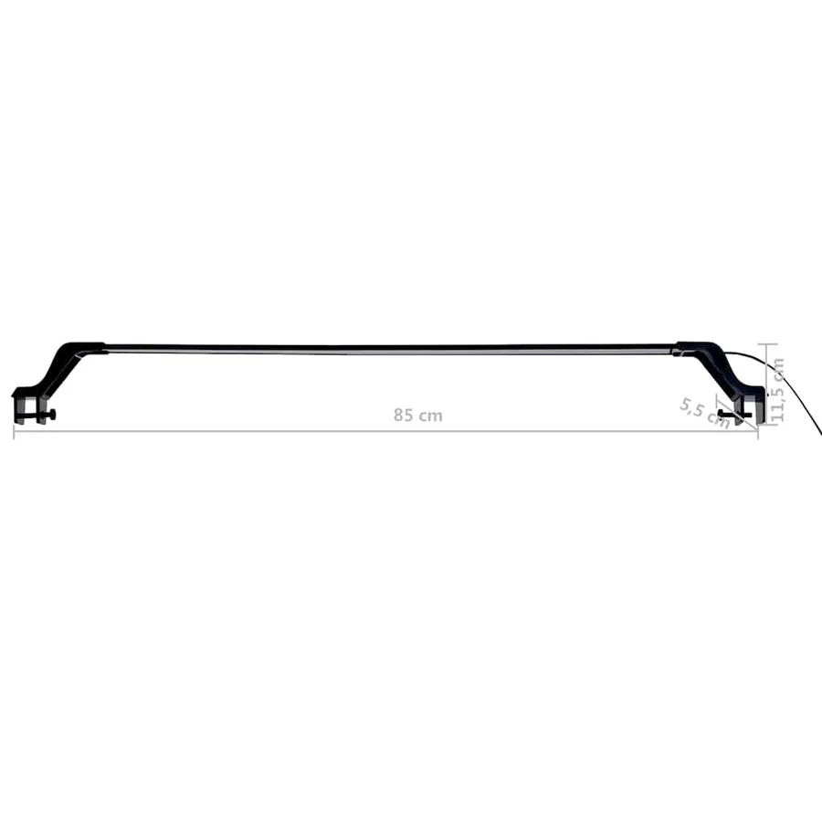 Lampe à LED d'aquarium avec pinces 90-105 cm Bleu et blanc - 10