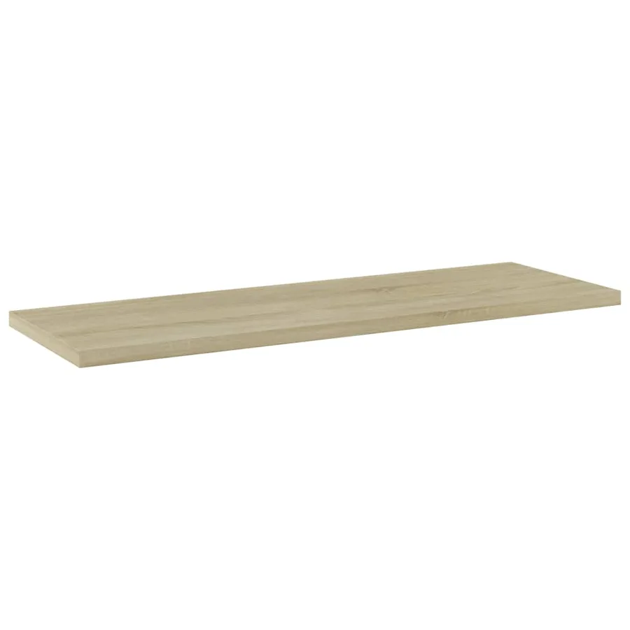 Panneau de bibliothèque 4pcs Chêne sonoma 60x20x1,5cm Aggloméré - 2