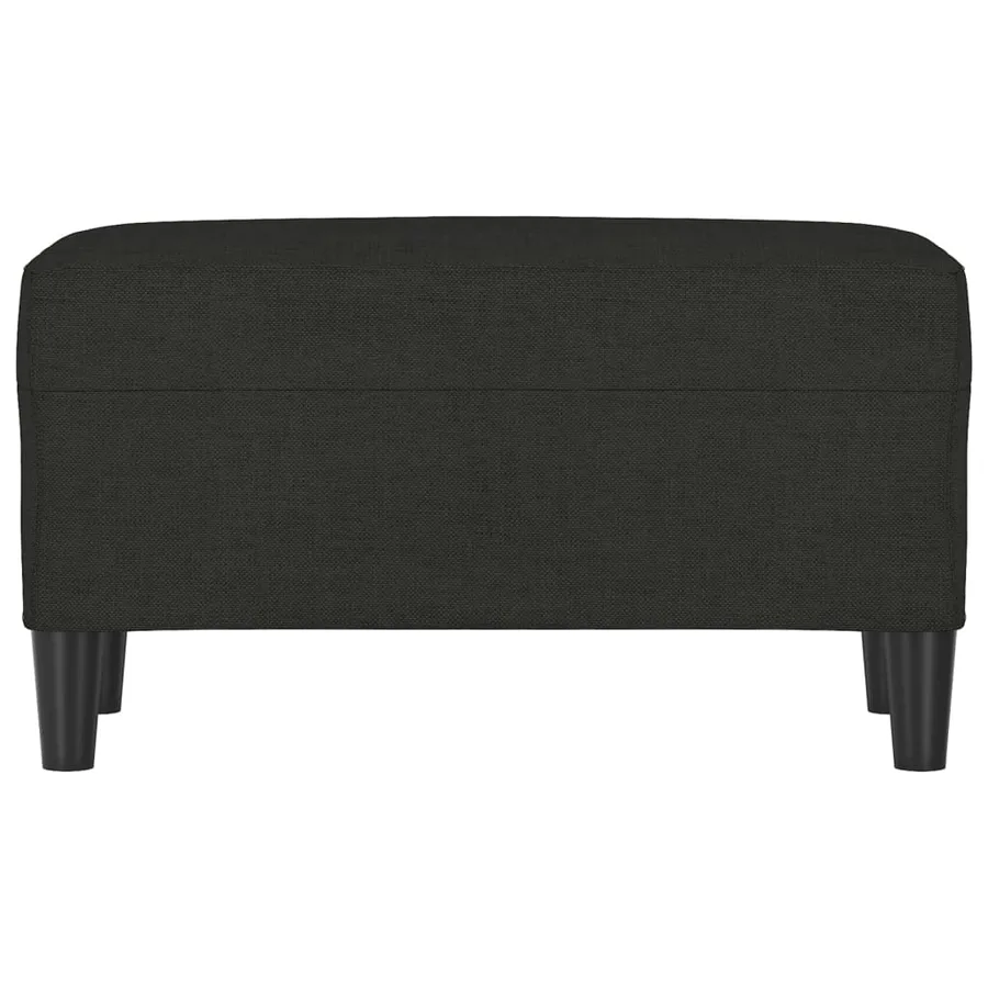 Banc Noir 70x35x41 cm Tissu - 3