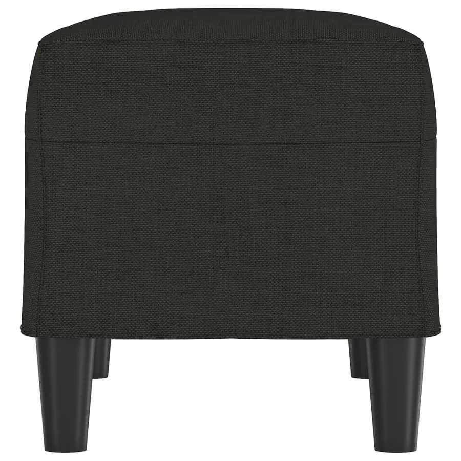 Banc Noir 70x35x41 cm Tissu - 4