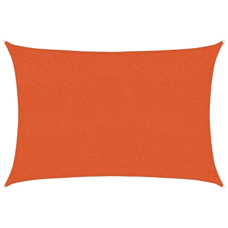 Voile d'ombrage 160 g/m² Orange 2x2,5 m PEHD - 2