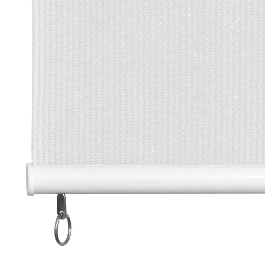 Store roulant d'extérieur 185 (l) x 140 (H) cm blanc - 4
