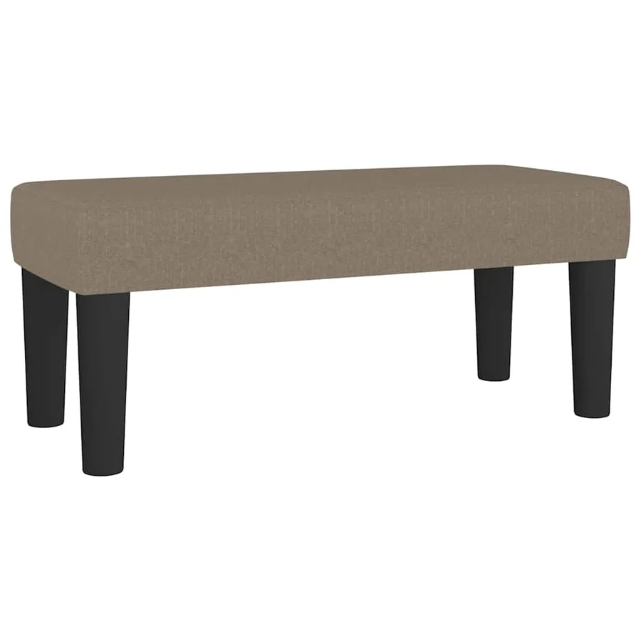 Sommier à lattes de lit avec matelas Taupe 80x200 cm Tissu - 6