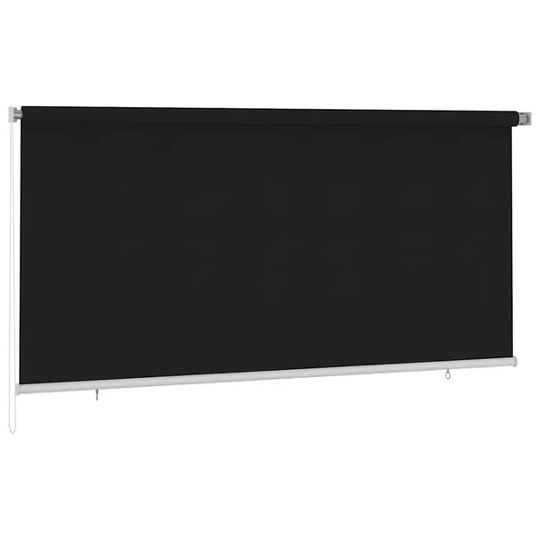 Store roulant d'extérieur 305 (l) x 140 (H) cm noir