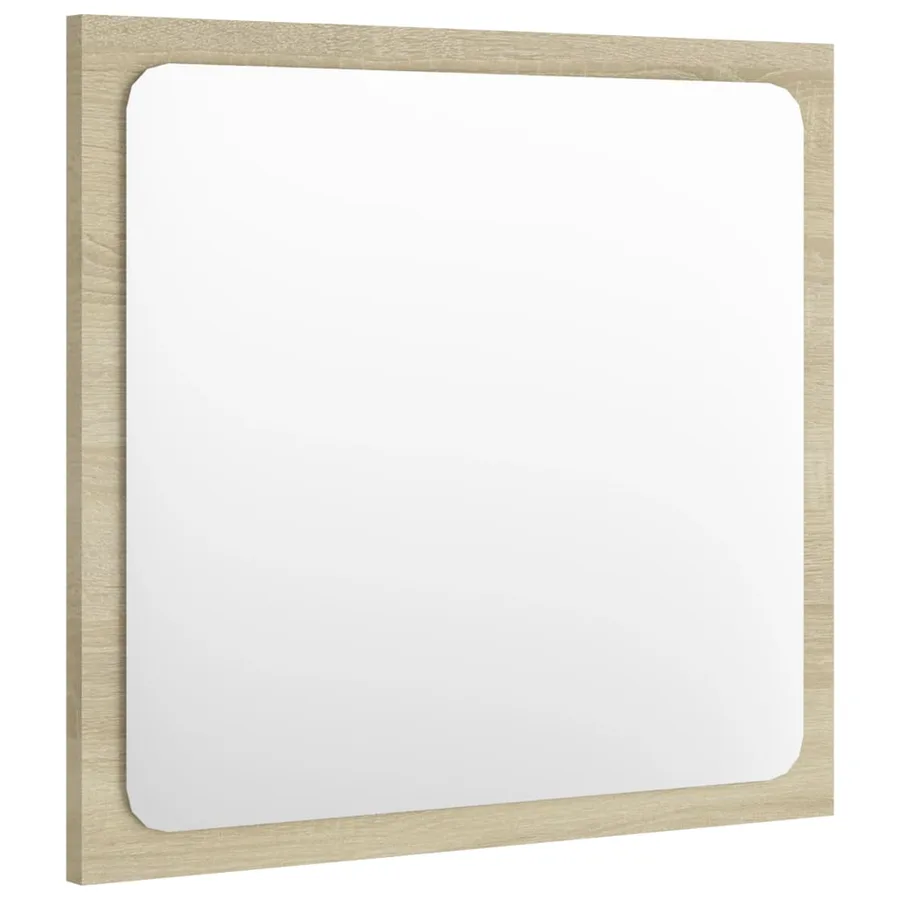 Miroir de salle de bain Chêne sonoma 40x1,5x37 cm Aggloméré - 3