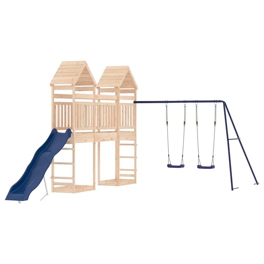 Aire de jeux d'extérieur bois de pin massif - 2