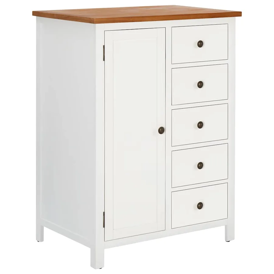 Garde-robe 76x52x105 cm Bois de chêne massif