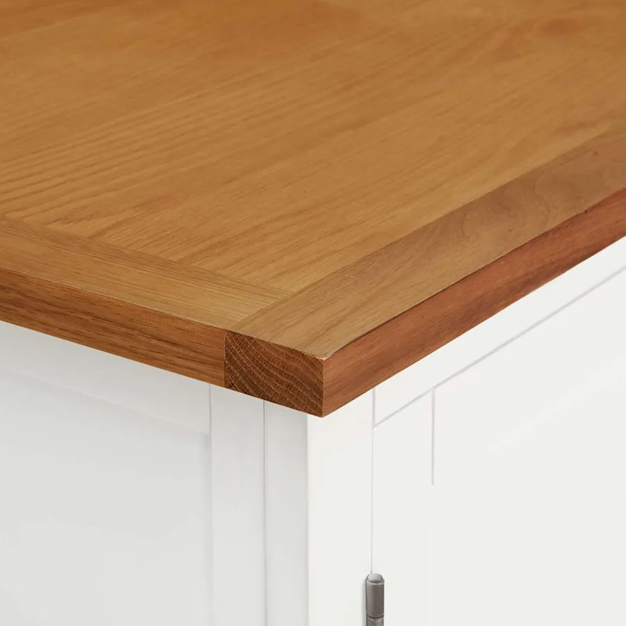 Garde-robe 76x52x105 cm Bois de chêne massif - 7