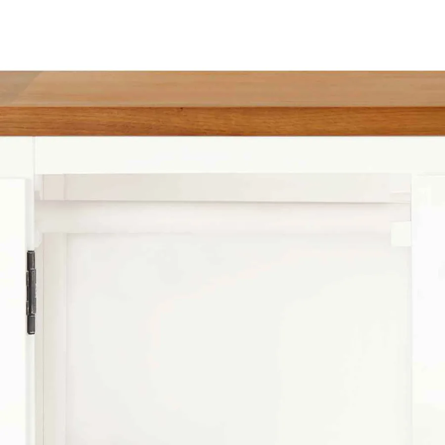 Garde-robe 76x52x105 cm Bois de chêne massif - 8