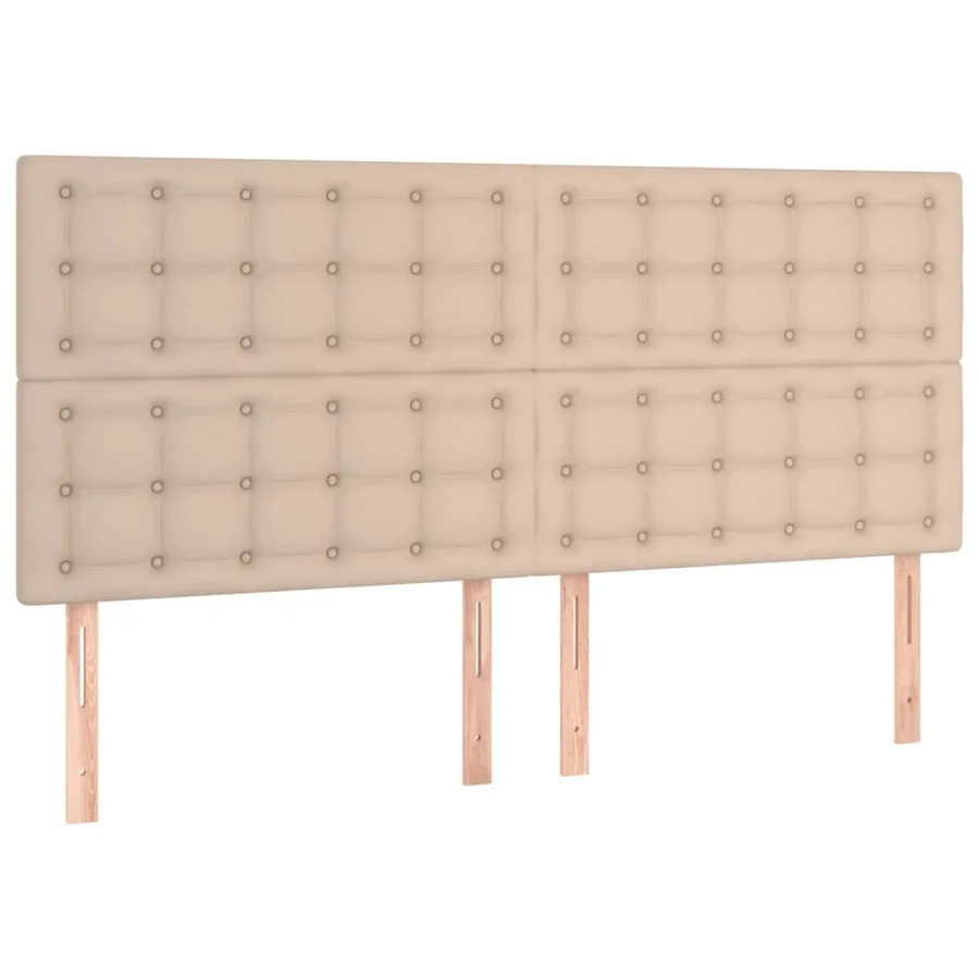 Sommier à lattes de lit avec matelas Cappuccino 160x200 cm - 6