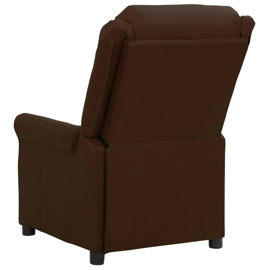Fauteuil de massage Marron Similicuir - 4