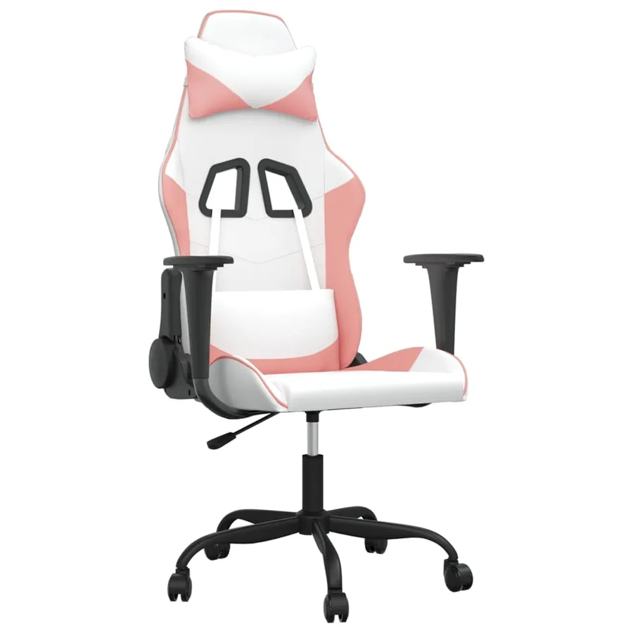 Chaise de jeu Blanc et rose Similicuir - 2