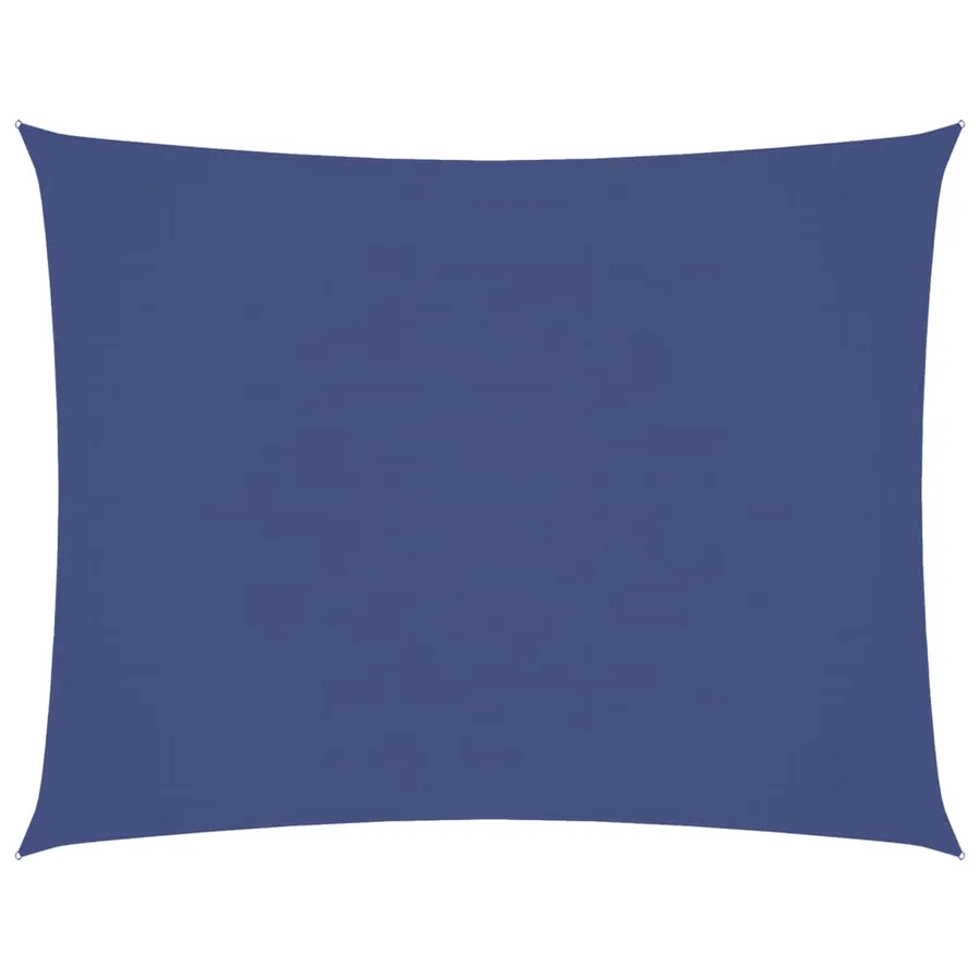 Voile de parasol tissu oxford rectangulaire 3x4,5 m bleu - 2