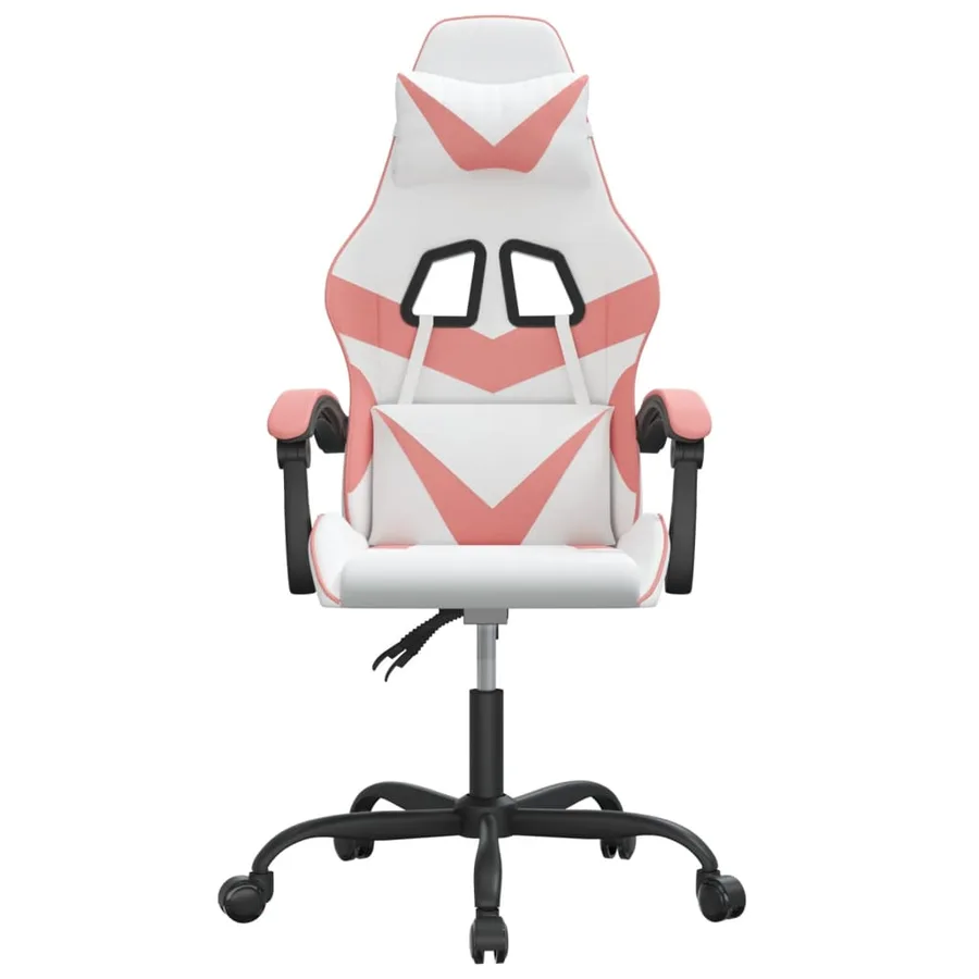 Chaise de jeu Blanc et rose Similicuir - 3