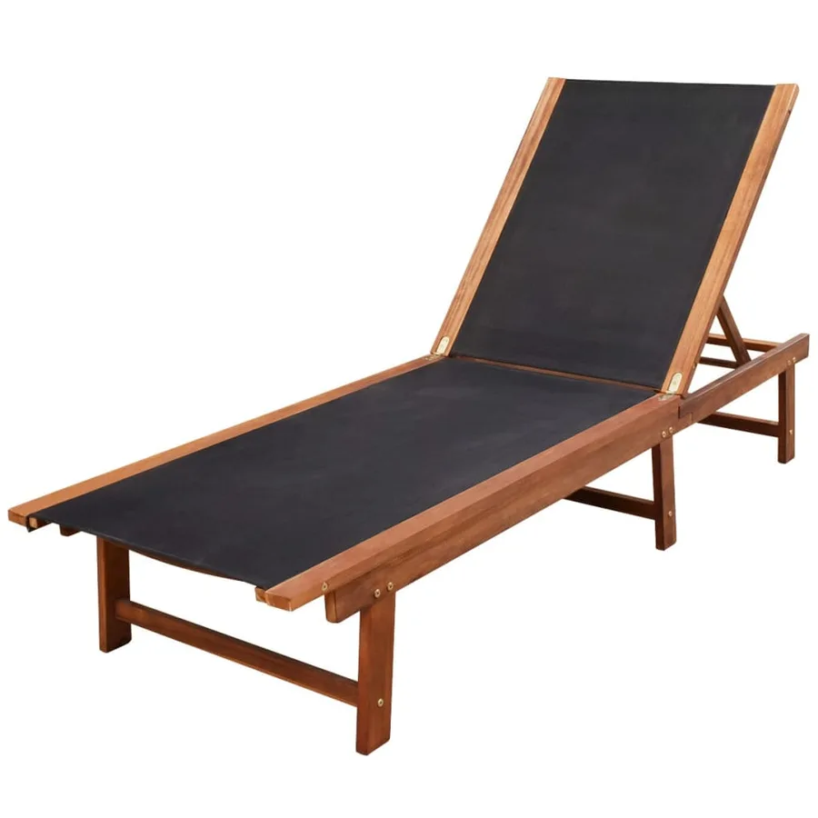 Ensemble à manger d'extérieur 9 pcs et coussins Acacia solide - 6