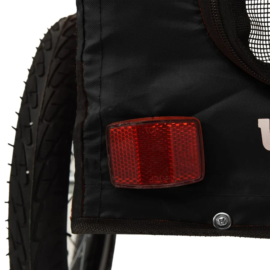Remorque de vélo pour animaux de compagnie noir - 11