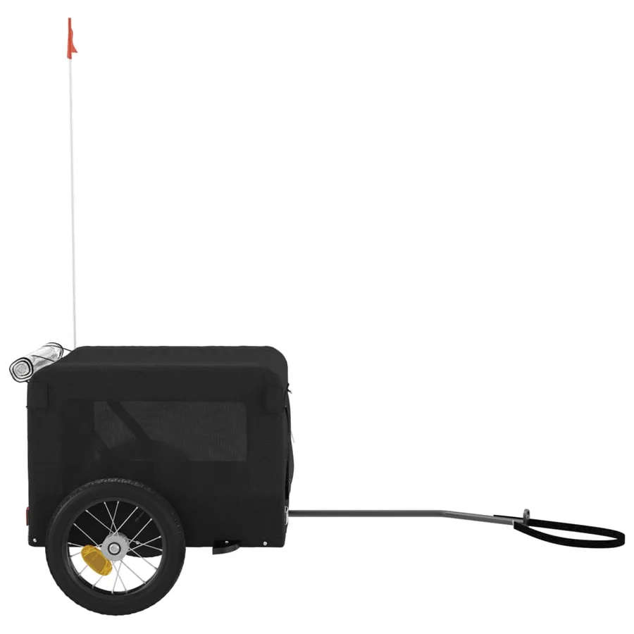 Remorque de vélo pour animaux de compagnie noir - 7