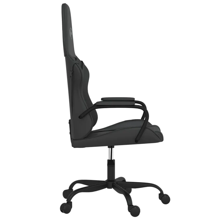 Chaise de jeu Noir Similicuir - 4