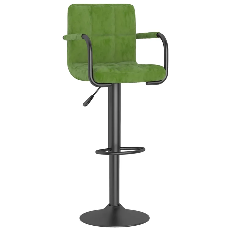 Tabouret de bar Vert clair Velours - 2