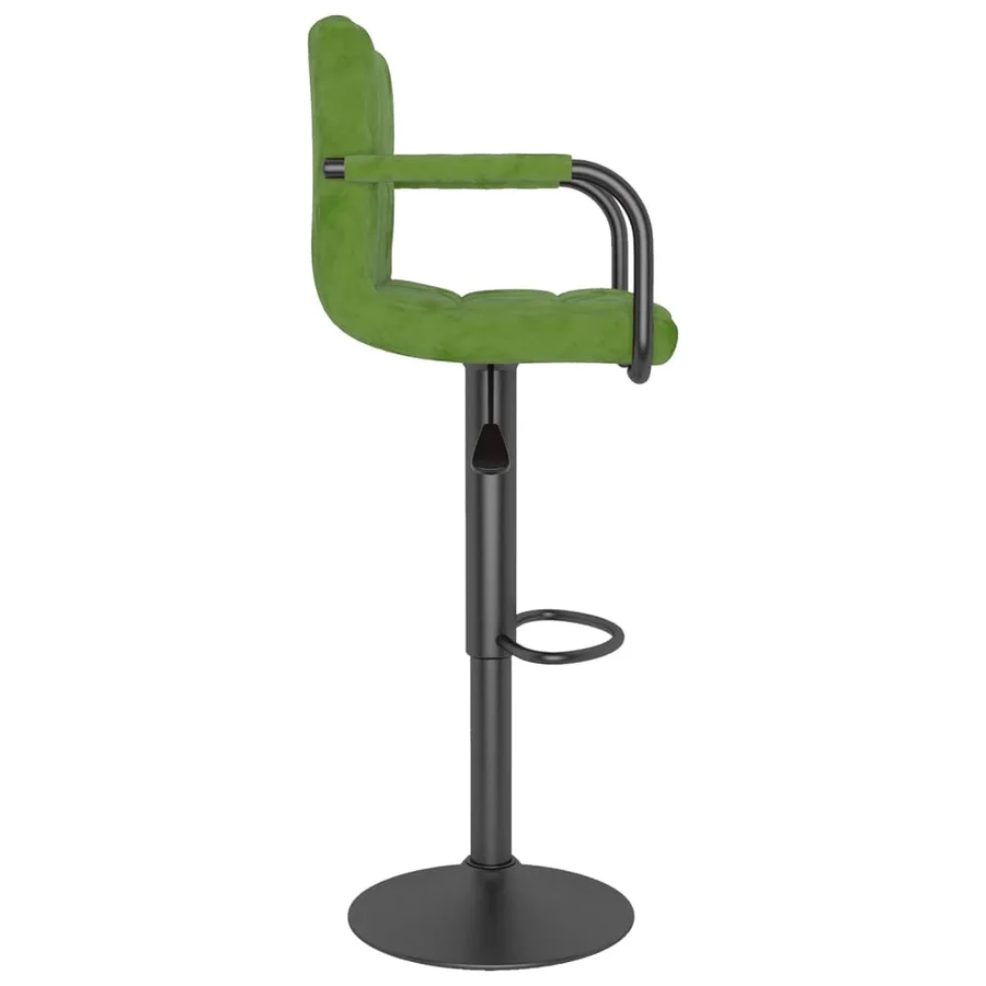 Tabouret de bar Vert clair Velours - 4