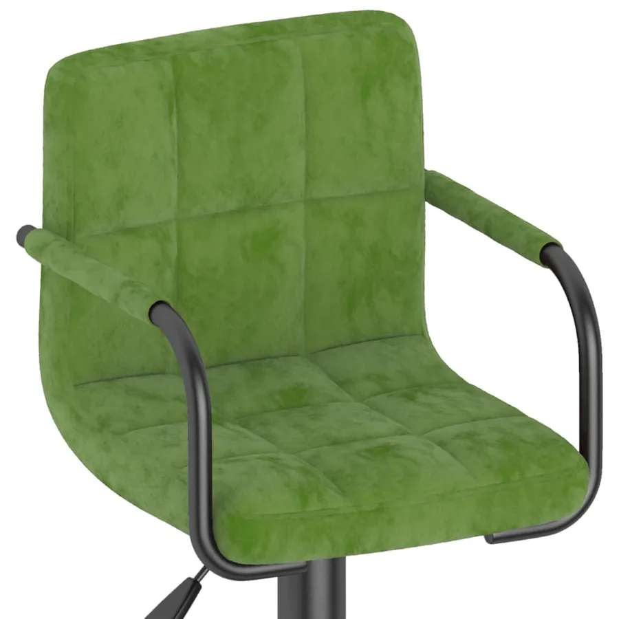 Tabouret de bar Vert clair Velours - 7