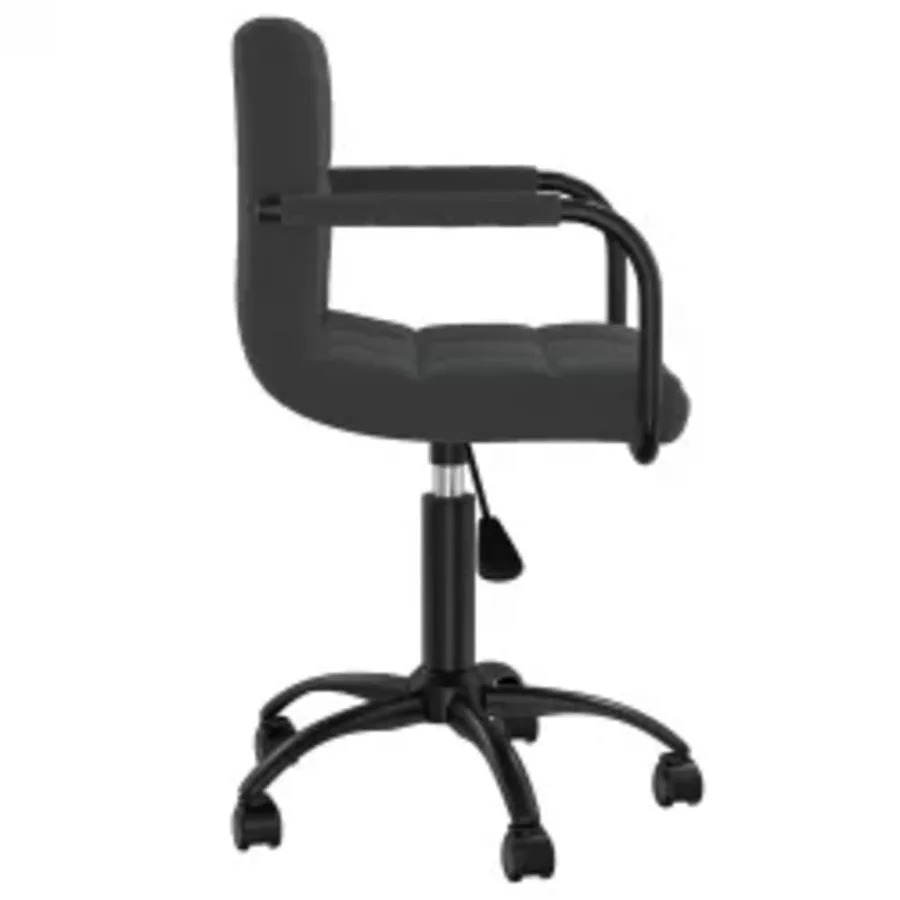 Chaises pivotantes à manger lot de 6 noir velours - 4