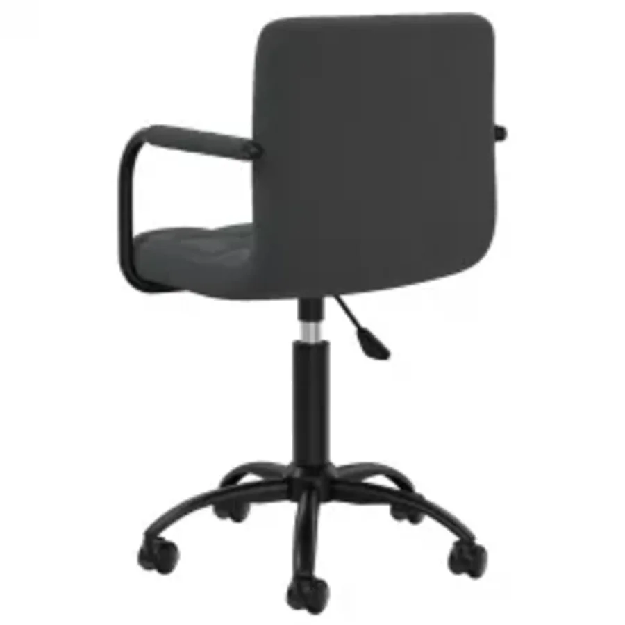 Chaises pivotantes à manger lot de 6 noir velours - 5