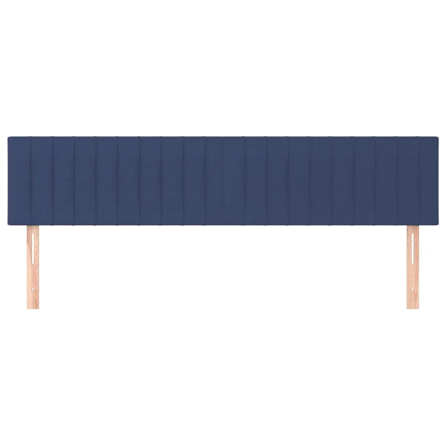 Têtes de lit Bleu 160x5x78/88 cm Tissu - 3