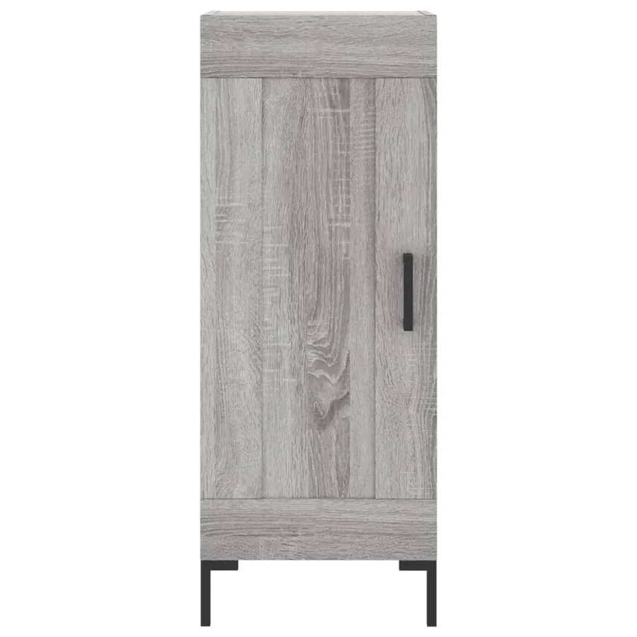 Buffet haut Sonoma gris 34,5x34x180 cm Bois d'ingénierie - 6