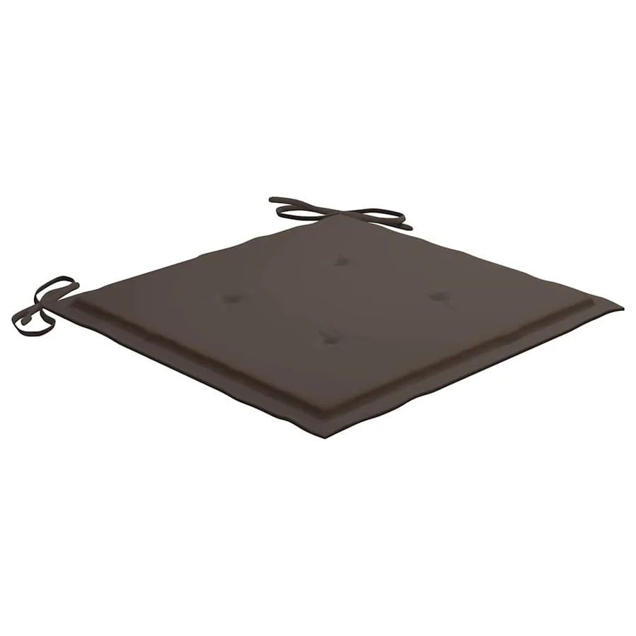 Chaises pliables de jardin lot de 8 avec coussins Bois d'acacia - 10