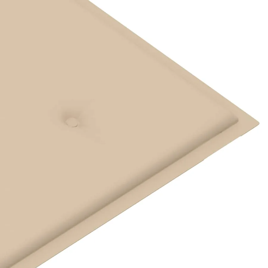 Banc de jardin 2 places avec coussin 120 cm Bois d'eucalyptus - 9