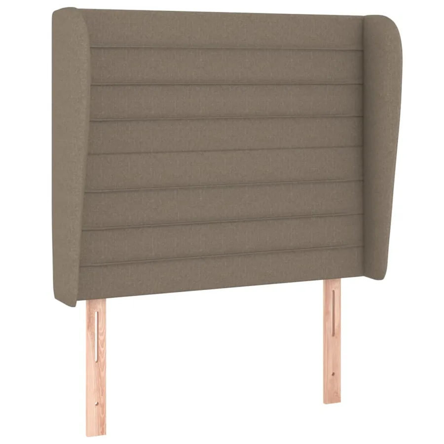 Sommier à lattes de lit avec matelas Taupe 90x200 cm Tissu - 6