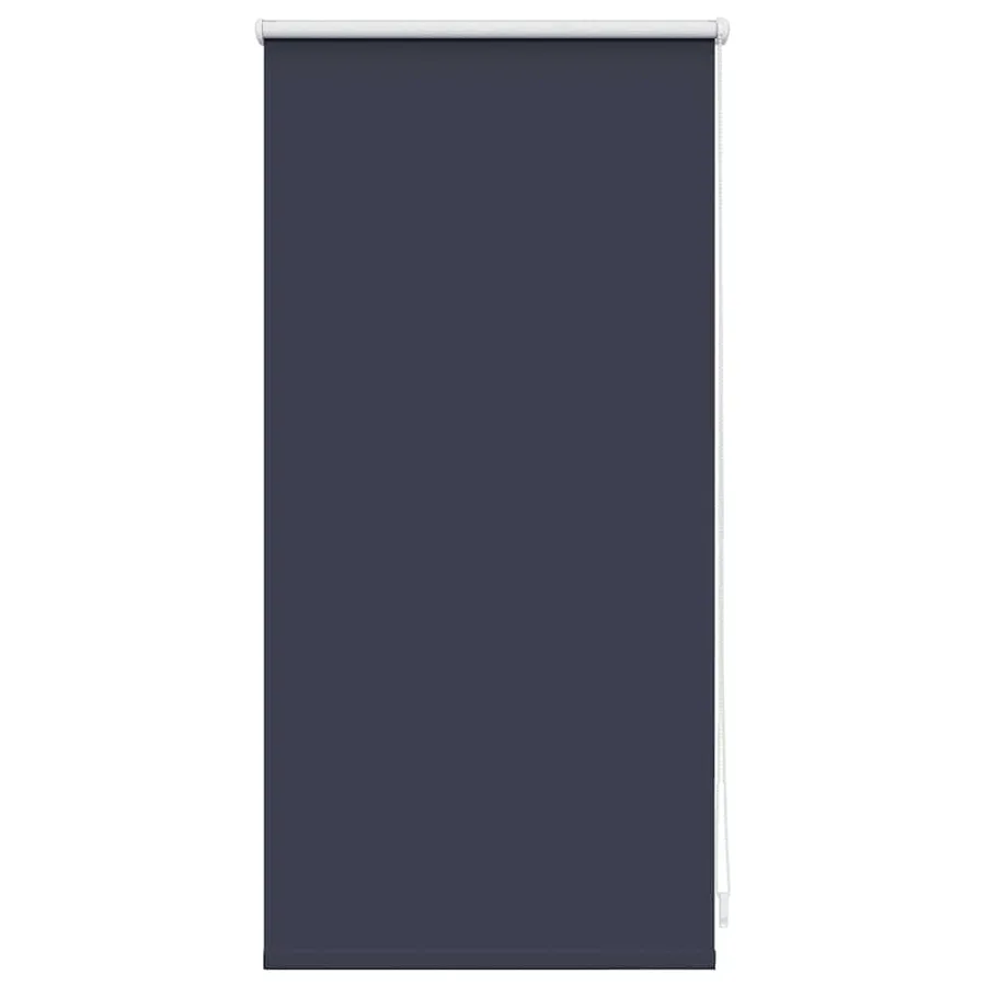 Store enrouleur occultant 44,4 x 100 cm, largeur du tissu 40 cm, bleu marine - 2