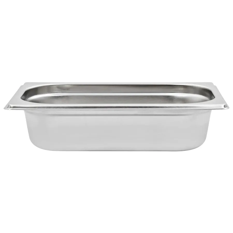 Récipients Gastronorm 8 pcs GN 1/4 65 mm Acier inoxydable - 6