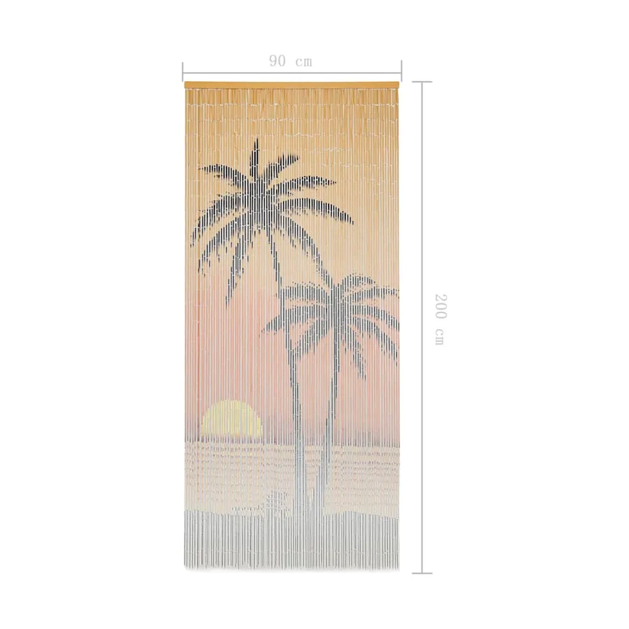 Rideau de porte contre insectes Bambou 90 x 200 cm - 5