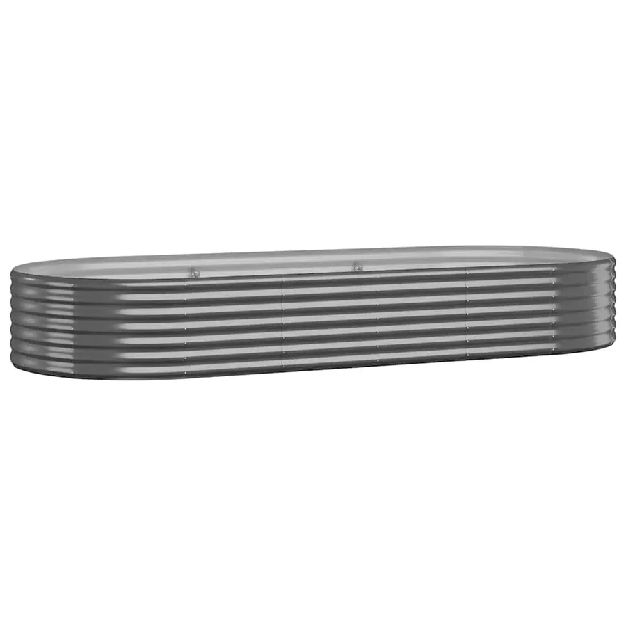 Lit surélevé de jardin Acier galvanisé Anthracite - 2