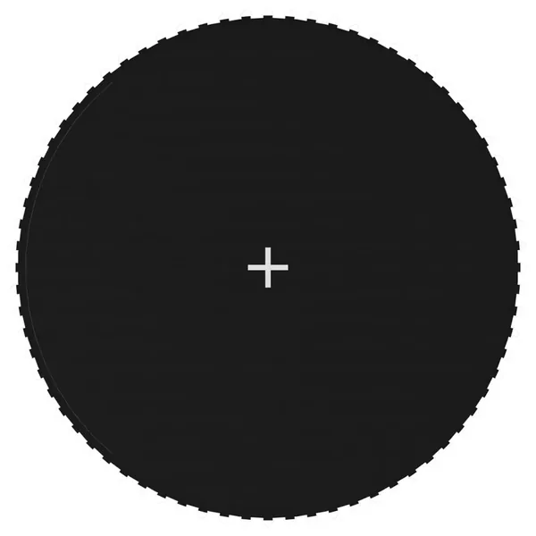 Tapis de saut Tissu Noir pour trampoline rond de 3,96 m