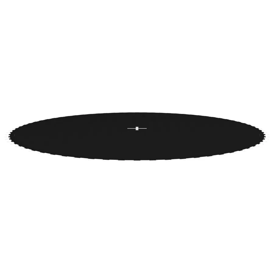 Tapis de saut Tissu Noir pour trampoline rond de 3,96 m - 2