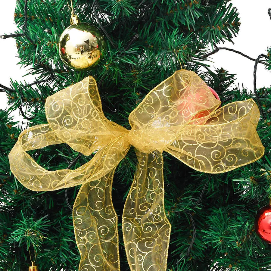 Cactus de Noël avec support et LED Vert 180 cm PVC - 7